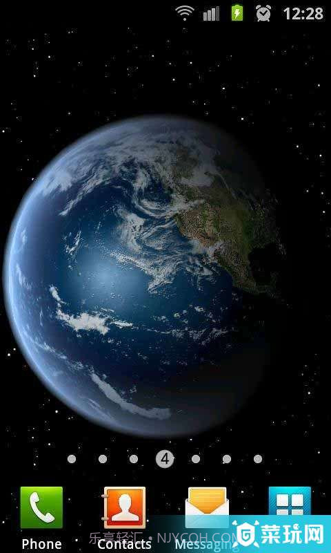 3D高清地球旋转动态壁纸截图2 3D高清地球旋转动态壁纸截图2