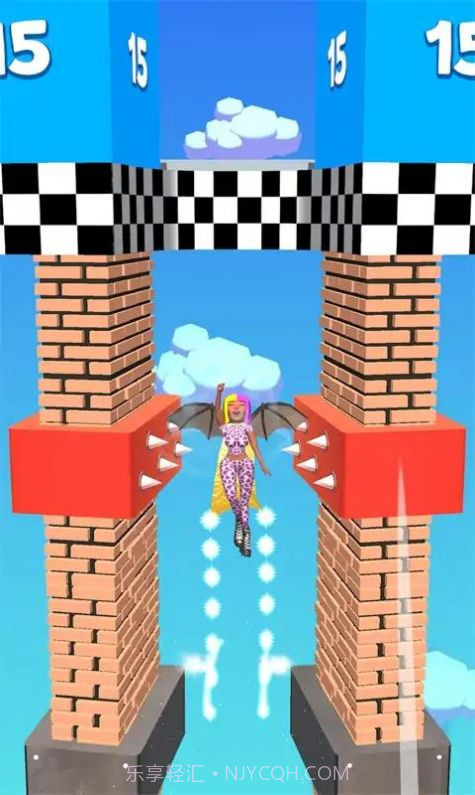 劈叉跳跃大师无限钻石截图1