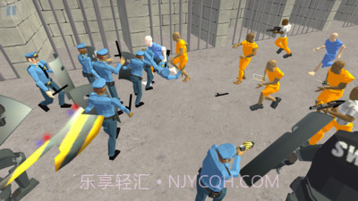 战斗模拟器：监狱和警察免费版截图3