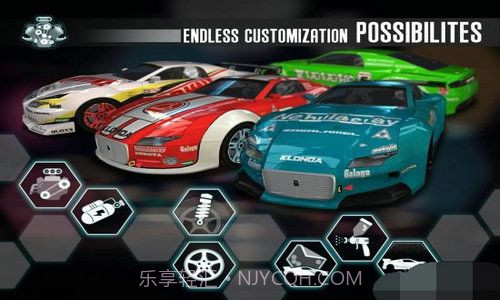 山脊赛车滑流截图1