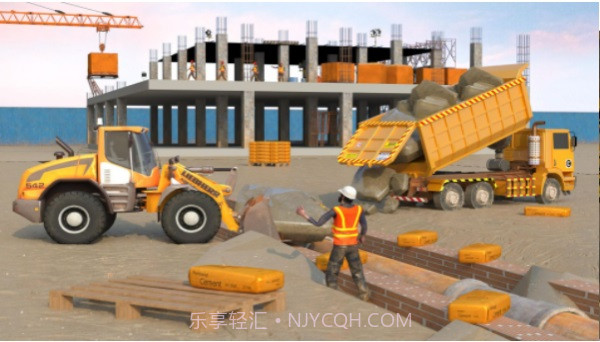 施工卡车游戏3D截图1