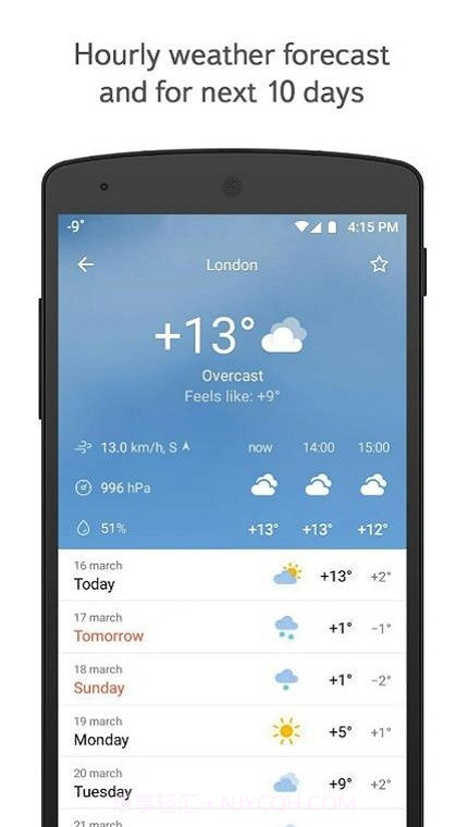 y.weather截图1 y.weather截图1