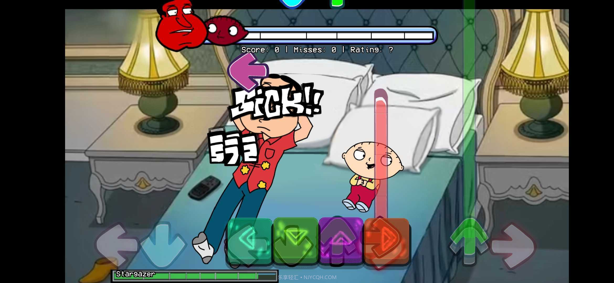 fnf观星者阿Q和饺子截图3 fnf观星者阿Q和饺子截图3