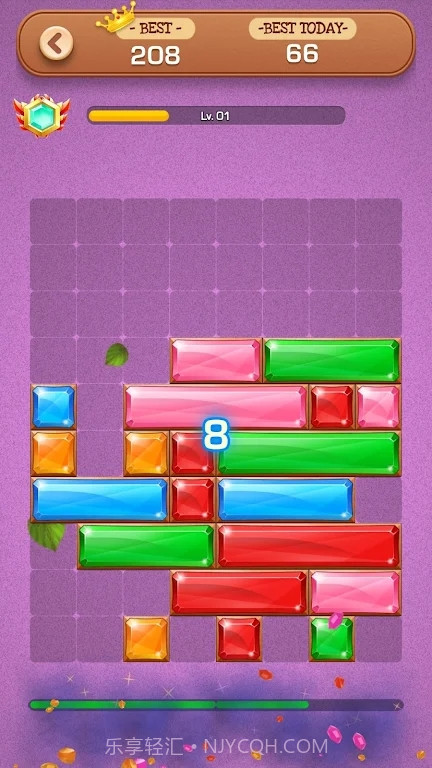 降落的三色方块截图2