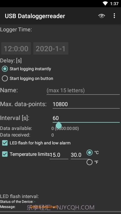 USB数据记录仪截图4 USB数据记录仪截图4