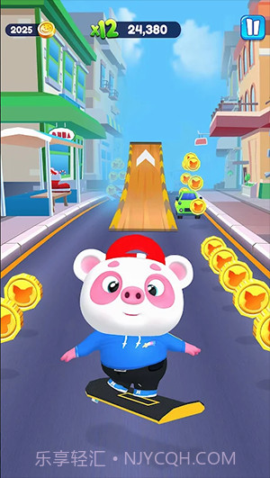 小猪熊猫跑酷3D截图3 小猪熊猫跑酷3D截图3