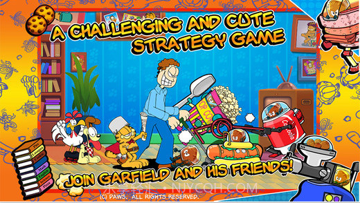 加菲猫总动员:食物大作战正版截图1 加菲猫总动员:食物大作战正版截图1