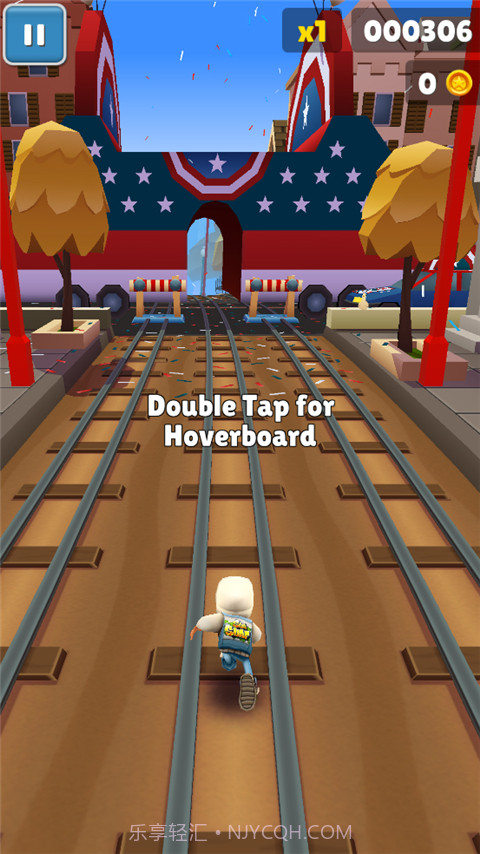地铁跑酷华盛顿版截图1 地铁跑酷华盛顿版截图1