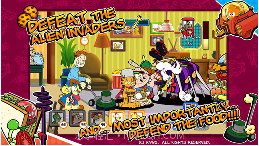 加菲猫总动员:食物大作战正版截图2 加菲猫总动员:食物大作战正版截图2
