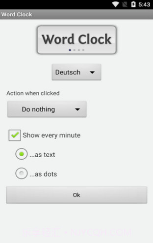 文字云时钟截图3