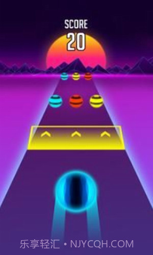 霓虹色球道跑截图3 霓虹色球道跑截图3