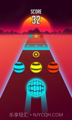 霓虹色球道跑截图1 霓虹色球道跑截图1