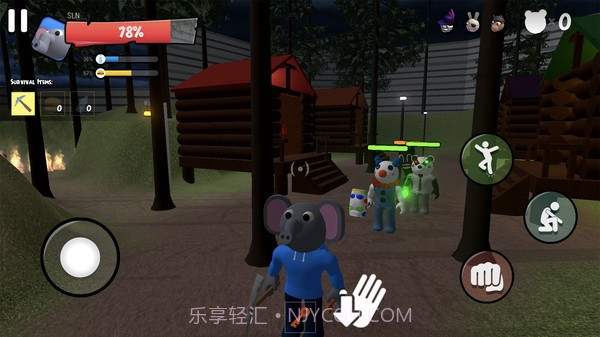 小猪大战警笛头截图4 小猪大战警笛头截图4