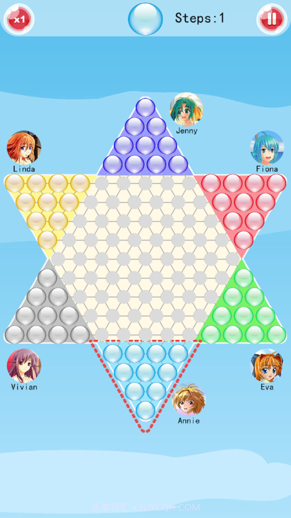 天天跳棋截图4 天天跳棋截图4