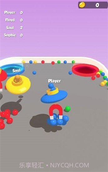 磁铁球比赛截图1