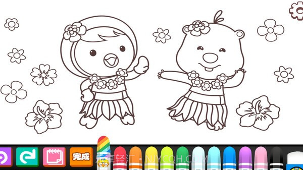 小猪佩奇涂鸦画本汉化版截图1