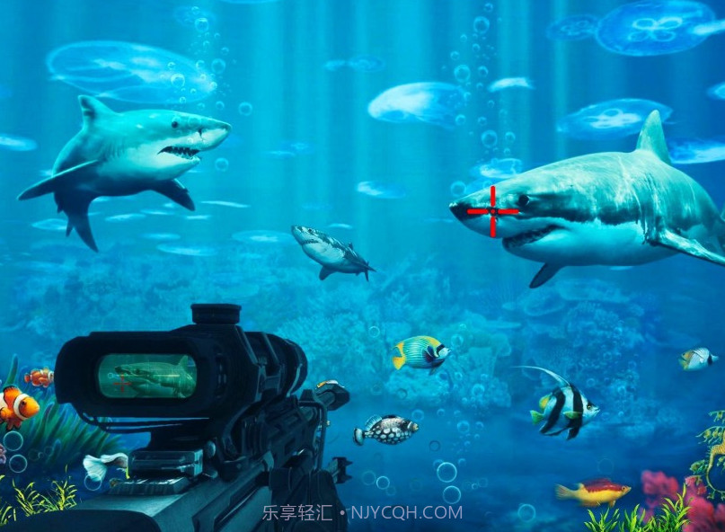 饥饿的巨齿鲨截图2