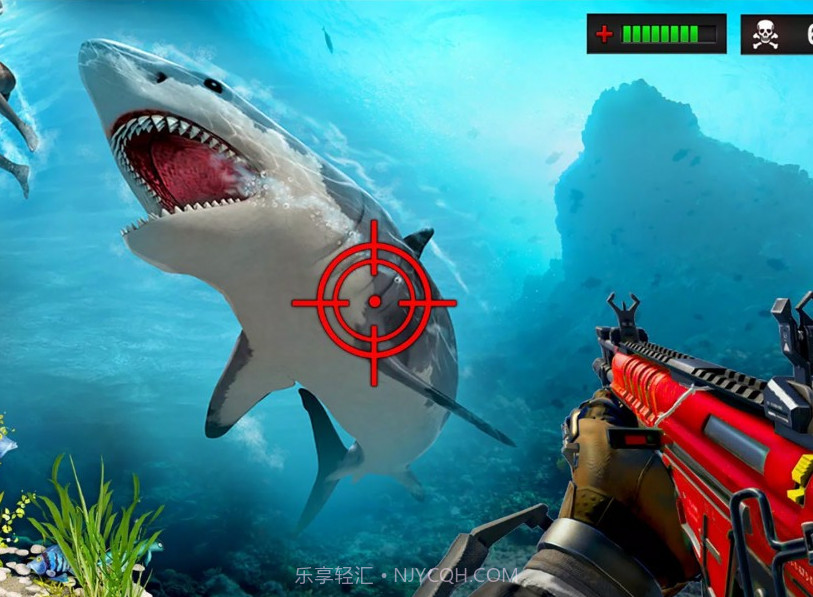 饥饿的巨齿鲨截图3