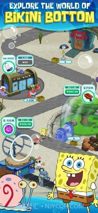 海绵宝宝的闲置冒险截图4
