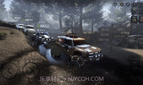 泥泞越野汽车模拟器截图1