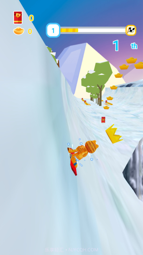 加菲猫滑雪截图3 加菲猫滑雪截图3