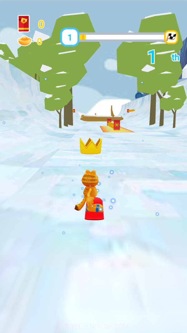 加菲猫滑雪截图2 加菲猫滑雪截图2