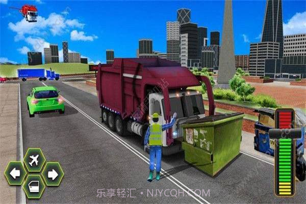 飞行垃圾车模拟驾驶截图1 飞行垃圾车模拟驾驶截图1