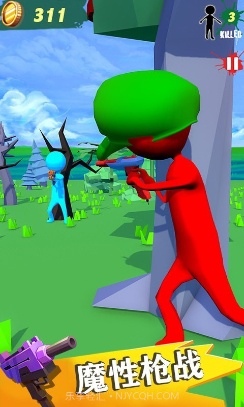 火柴人水枪英雄截图1