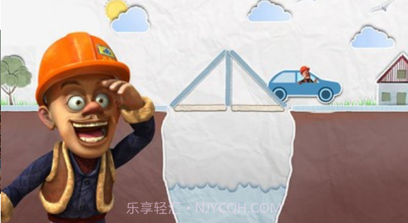 光头强搭桥过河截图1 光头强搭桥过河截图1