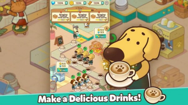狗狗咖啡馆大亨截图2 狗狗咖啡馆大亨截图2