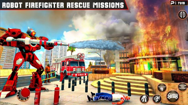 应急消防机器人3D截图3