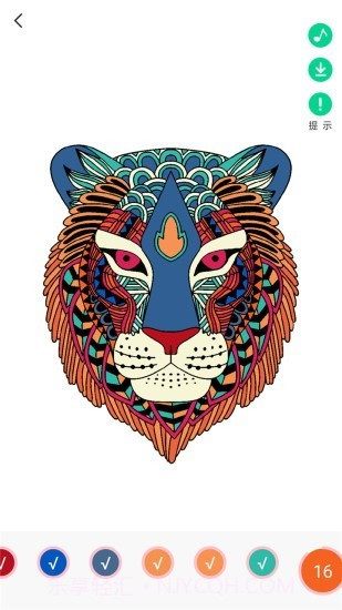 paint数字填色书截图2