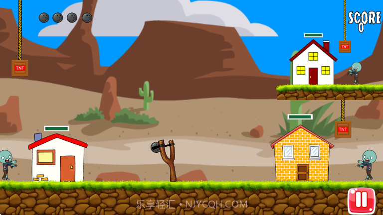 弹弓僵尸战争Angry zombies高画质版截图3 弹弓僵尸战争Angry zombies高画质版截图3