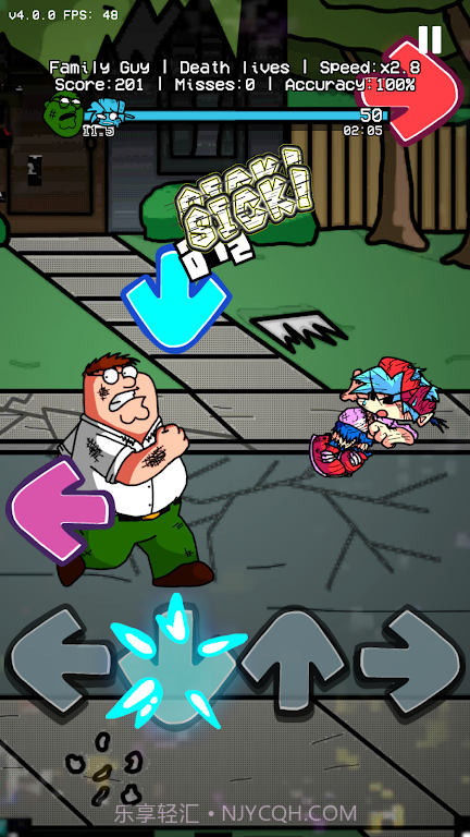 FNF击败黑暗皮卡截图1 FNF击败黑暗皮卡截图1