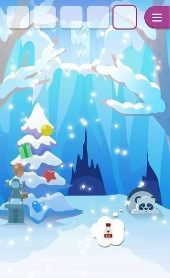 动物们与下雪的岛截图3