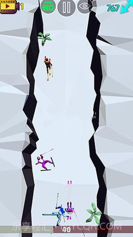 长腿滑雪比赛截图1