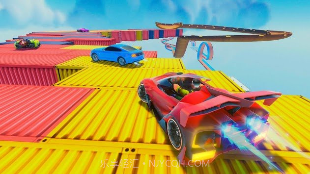特技汽车竞赛汽车跳跃截图4