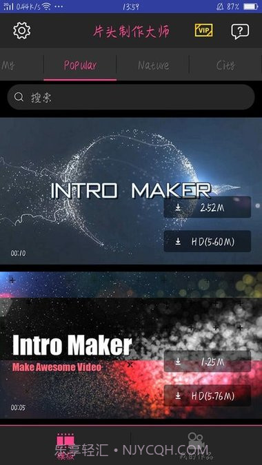 Intro Maker(片头制作)截图2 Intro Maker(片头制作)截图2