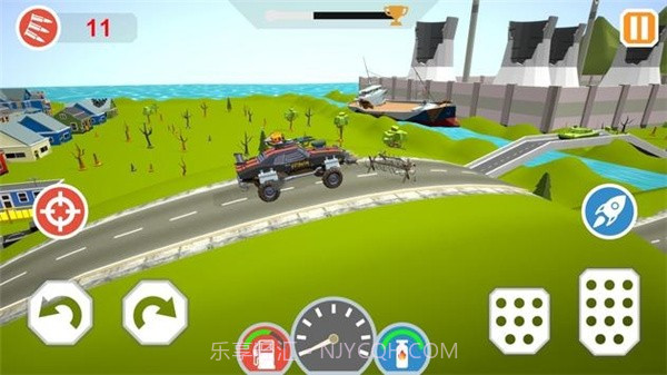 碾碎僵尸车手截图1 碾碎僵尸车手截图1